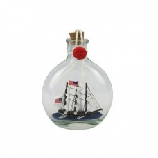 Handcrafted Decor ConBottle4 USS Constitution Model Ship in a Glass Bottle&#44; 4 in.   